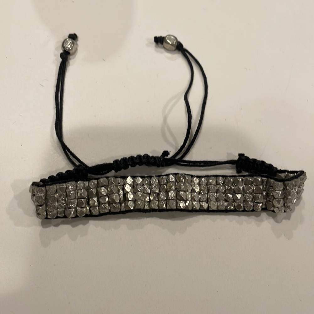 Black studded bracelet